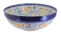 Polish Pottery Butterfly Large Serving Bowl