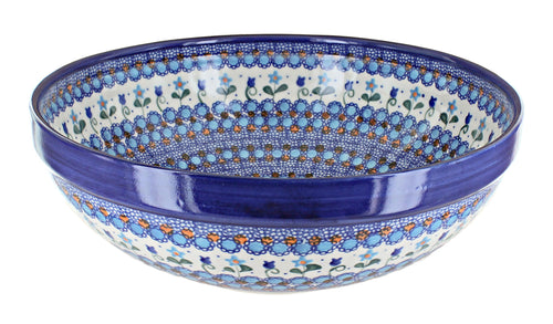 Polish Pottery Savannah Large Serving Bowl