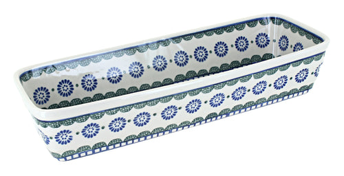 Polish Pottery Maia Long Loaf Baker