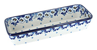 Georgia Blue Long Loaf Baker Polish Pottery