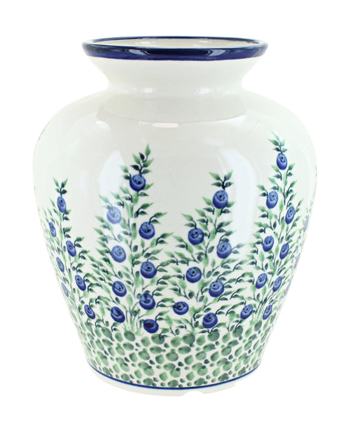 Polish Pottery Porcelain Vine Medium Vase