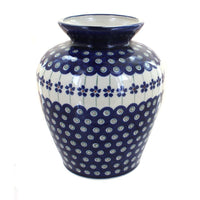 Polish Pottery Flowering Peacock Medium Vase
