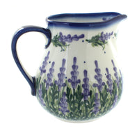 Polish Pottery Lavender Fields Pitcher