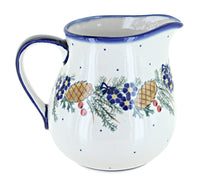 Polish Pottery Pinecone Pitcher