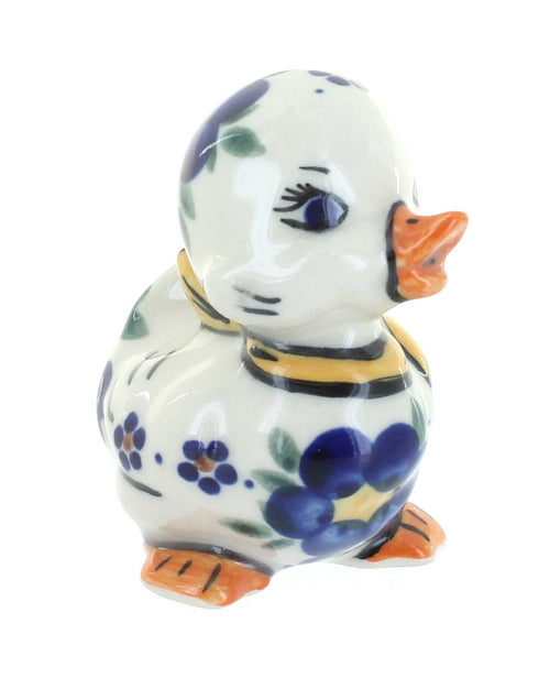 Polish Pottery Spring Blossom Small Duck
