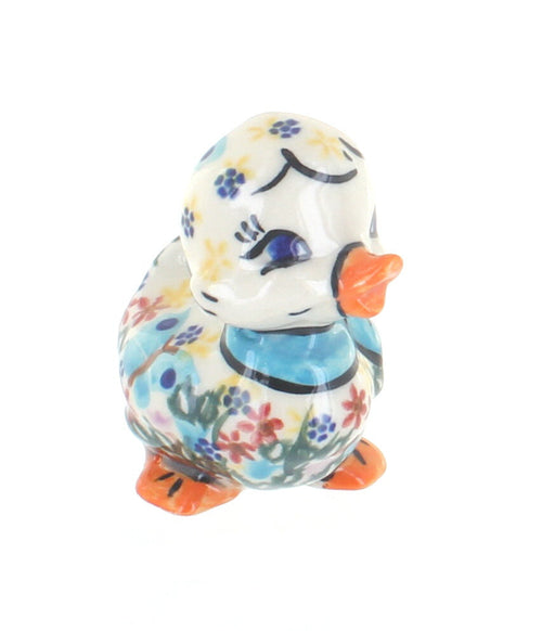 Polish Pottery Garden of Eden Small Duck