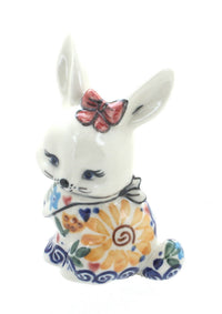 Polish Pottery Butterfly Small Rabbit
