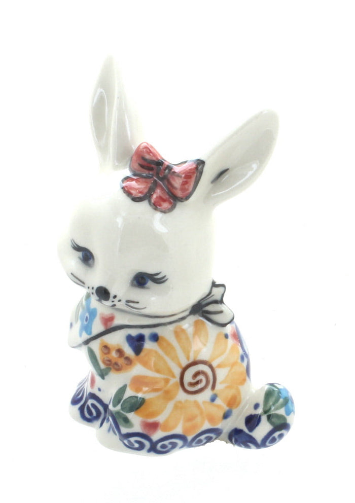 Polish Pottery Butterfly Small Rabbit