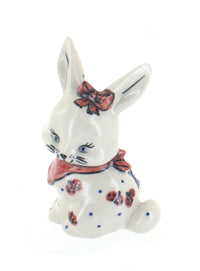 Polish Pottery Garden Tulip Small Rabbit
