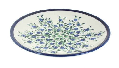 Polish Pottery Porcelain Vine Dessert Plate