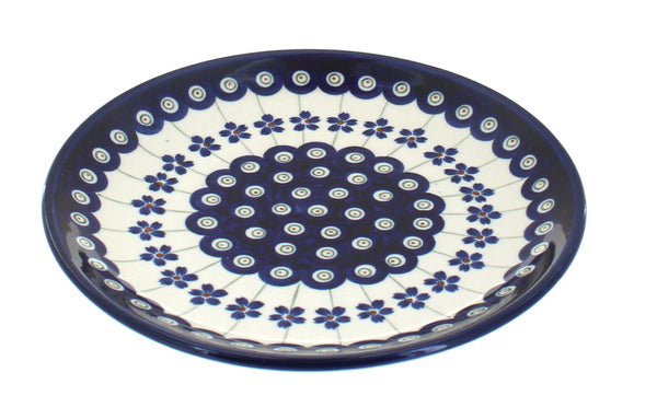 Flowering Peacock Dessert Plate
