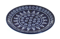 Polish Pottery Winter Nights Dessert Plate
