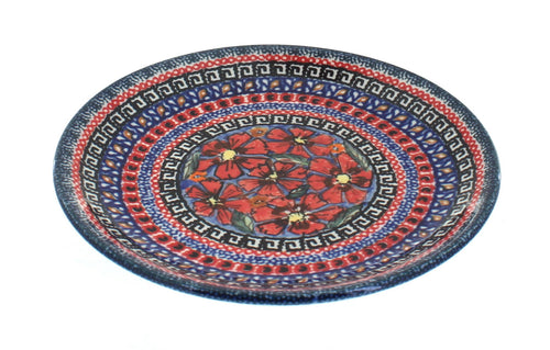 Polish Pottery Jungle Flower Dessert Plate
