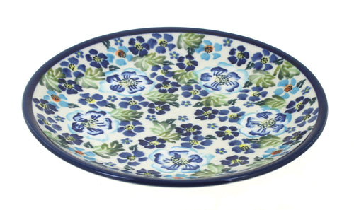Polish Pottery Vintage Violet Dessert Plate