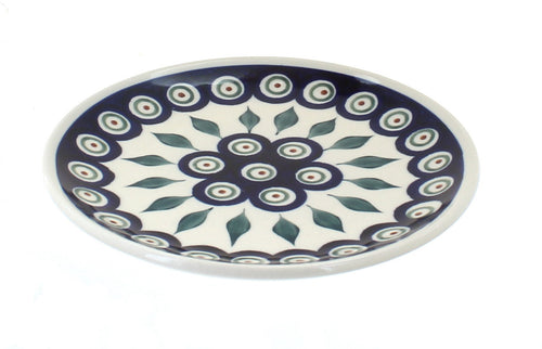 Polish Pottery Peacock Saucer
