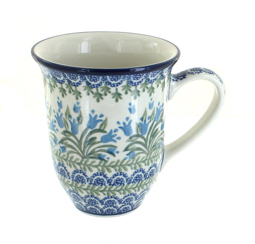 Polish Pottery Tulip Bouquet Large Coffee Mug