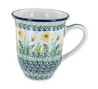 Polish Pottery Dandelion Large Coffee Mug
