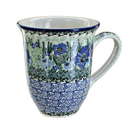 Polish Pottery Sapphire Fields Large Coffee Mug