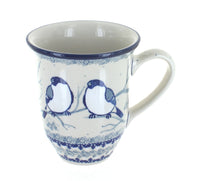 Polish Pottery Bluebird Large Coffee Mug