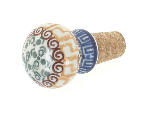 Polish Pottery Athena Wine Cork