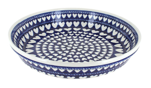 Polish Pottery Valentina Pie Plate