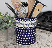Sweet Annie Utensil Jar Polish Pottery