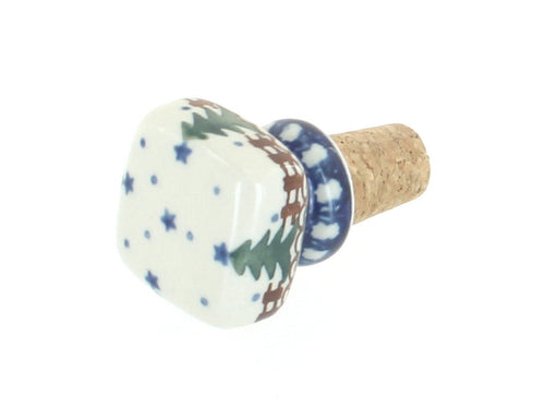 Polish Pottery Rustic Pines Wine Cork