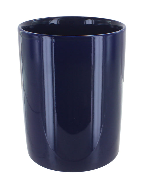 Polish Pottery Cobalt Utensil Jar