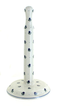 Polish Pottery Blueberry Paper Towel Holder