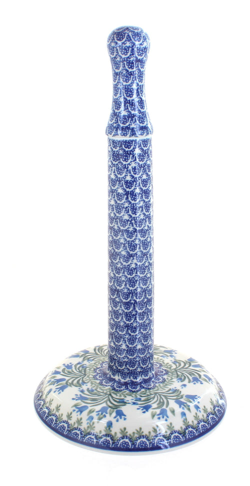 Polish Pottery Tulip Bouquet Paper Towel Holder
