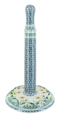 Polish Pottery Dandelion Paper Towel Holder