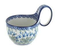 Polish Pottery Tulip Bouquet Soup Mug