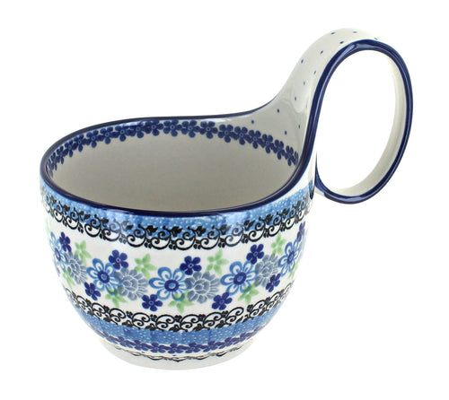 Polish Pottery Eliza Soup Mug