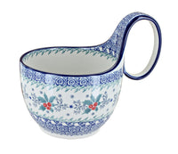 Polish Pottery December Joy Soup Mug