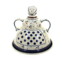 Polish Pottery Country Meadow Cheese Lady