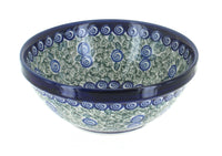 Polish Pottery Seaside Swirl Small Serving Bowl
