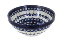 Polish Pottery Flowering Peacock Small Serving Bowl