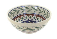 Polish Pottery Evergreen Small Serving Bowl