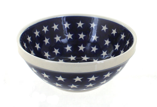 Polish Pottery Stars Small Serving Bowl