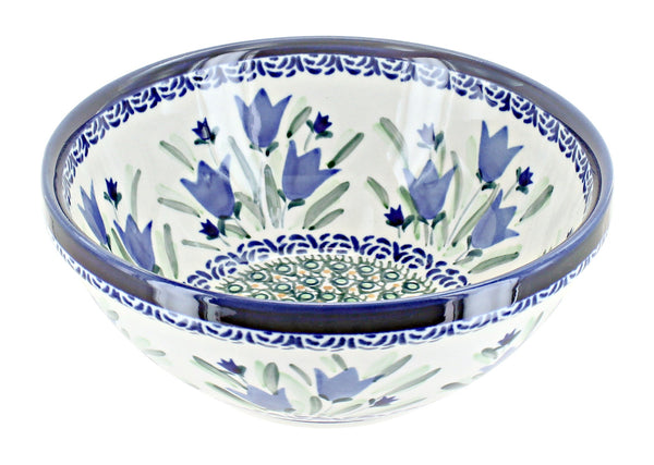 Blue Tulip Small Serving Bowl
