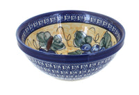 Polish Pottery Grapes Small Serving Bowl