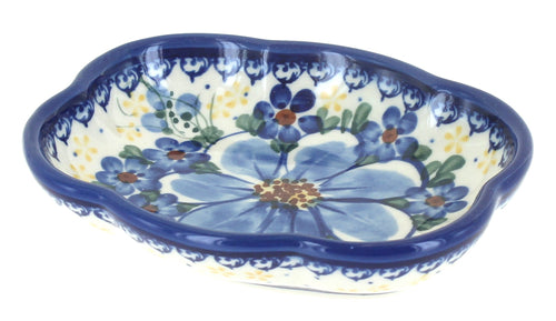 Polish Pottery Daisy Surprise Soap Dish