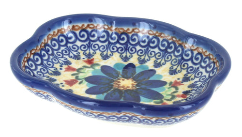 Polish Pottery Autumn Burst Soap Dish