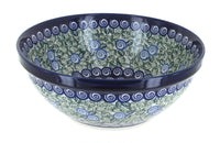 Polish Pottery Seaside Swirl Medium Serving Bowl