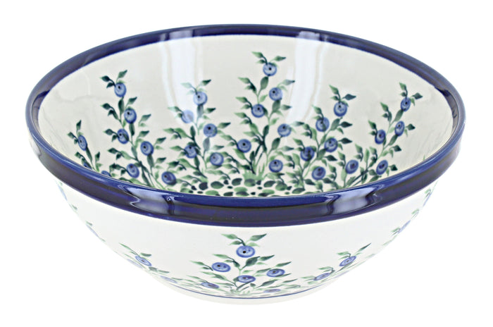 Polish Pottery Porcelain Vine Medium Serving Bowl