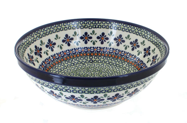 Mosaic Flower Large Serving Bowl