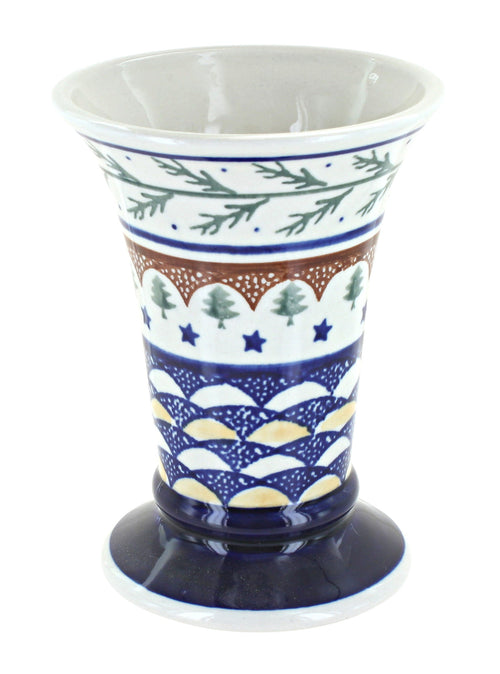 Polish Pottery Evergreen Small Vase