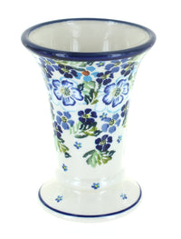 Polish Pottery Vintage Violet Small Vase