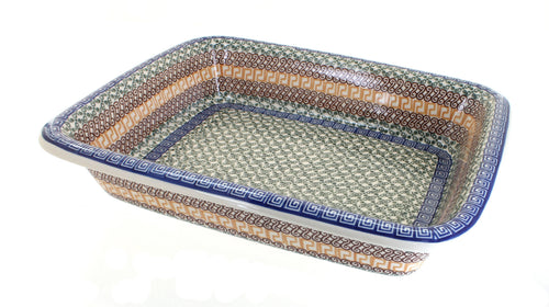 Polish Pottery Athena Large Rectangular Baker