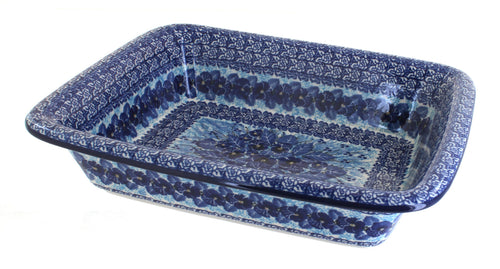 Polish Pottery Joanna Medium Rectangular Baker
